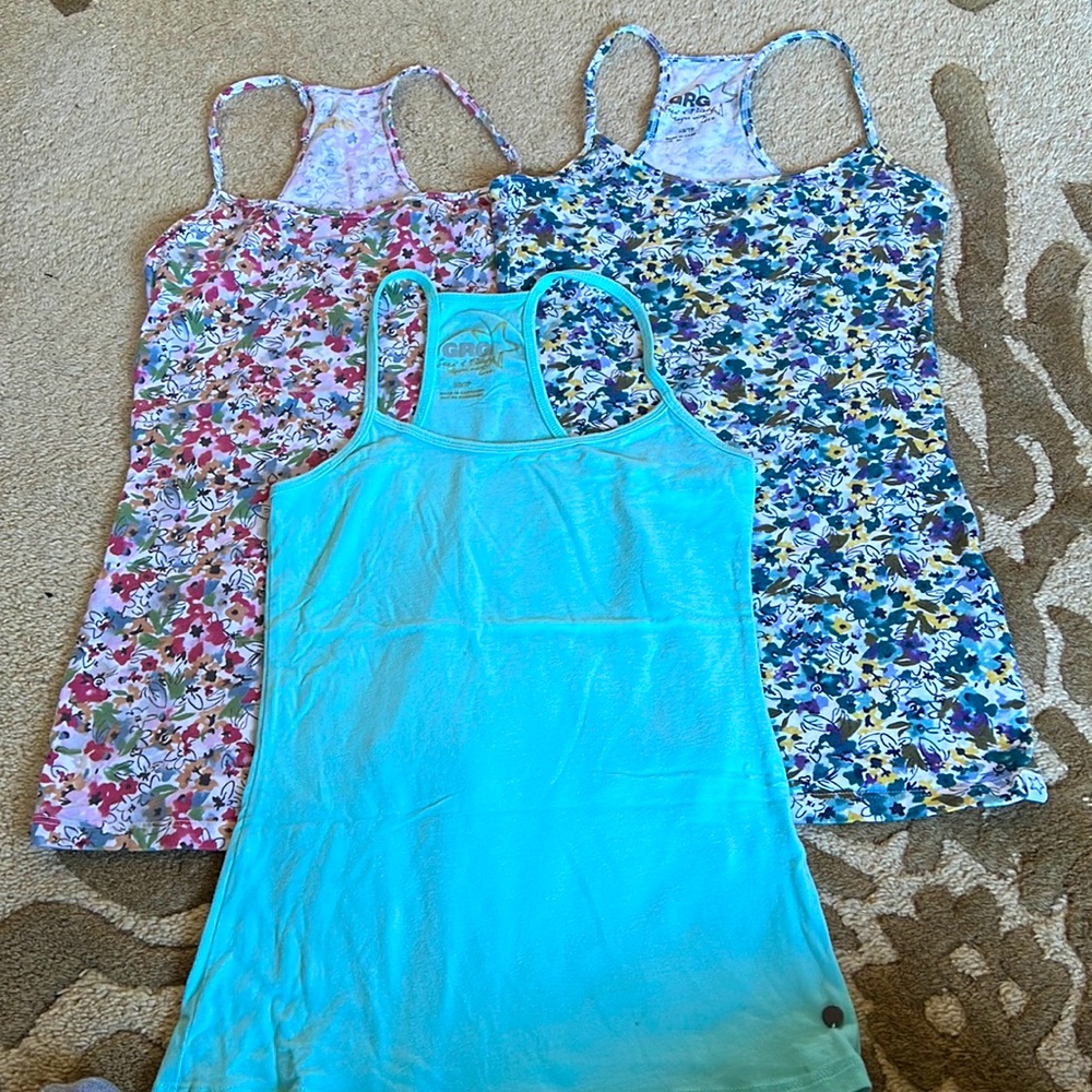Garage racer back tank top bundle of 3